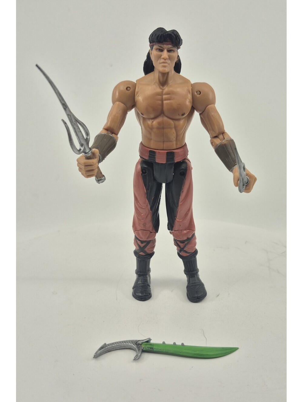 Vintage Mortal Kombat LIU KANG Shaolin Monks 6" Action Figure Jazwares 2005